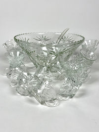 Vintage Punch Bowl Set - 24pc Set