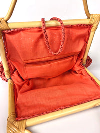 Vintage Woven Raffia Bag