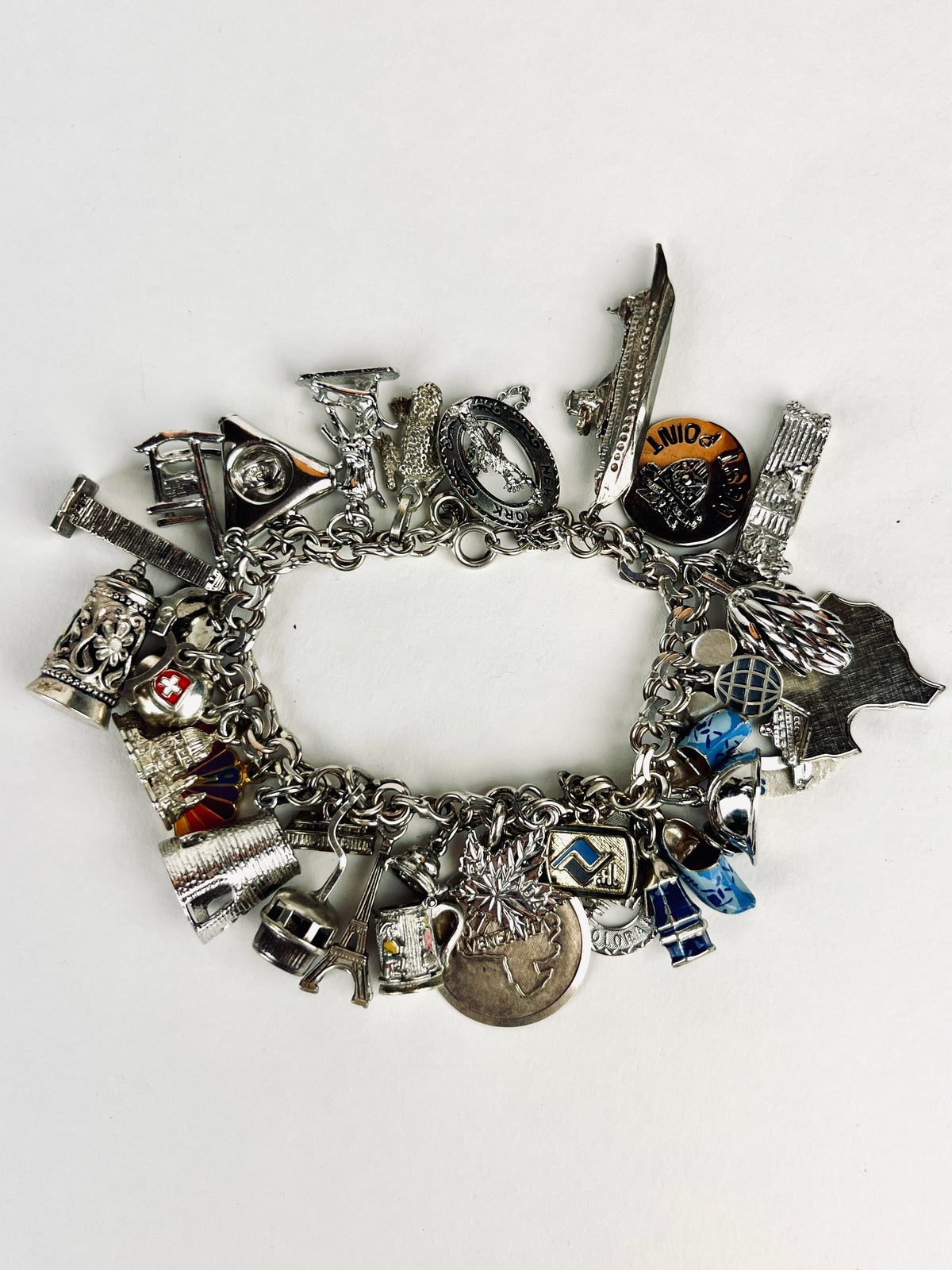 Vintage Sterling Charm Bracelet