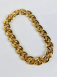 Vintage Gold Tone Collar Necklace