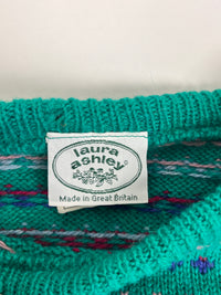 Vintage Wool Sweater by Laura Ashley