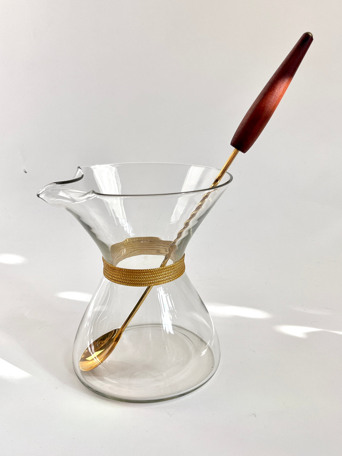 Vintage MCM Cocktail Pitcher & Stirrer