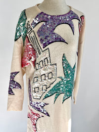 Vintage Angora & Wool Sweater Dress