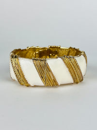 Vintage Hinged Bracelet by Ciner