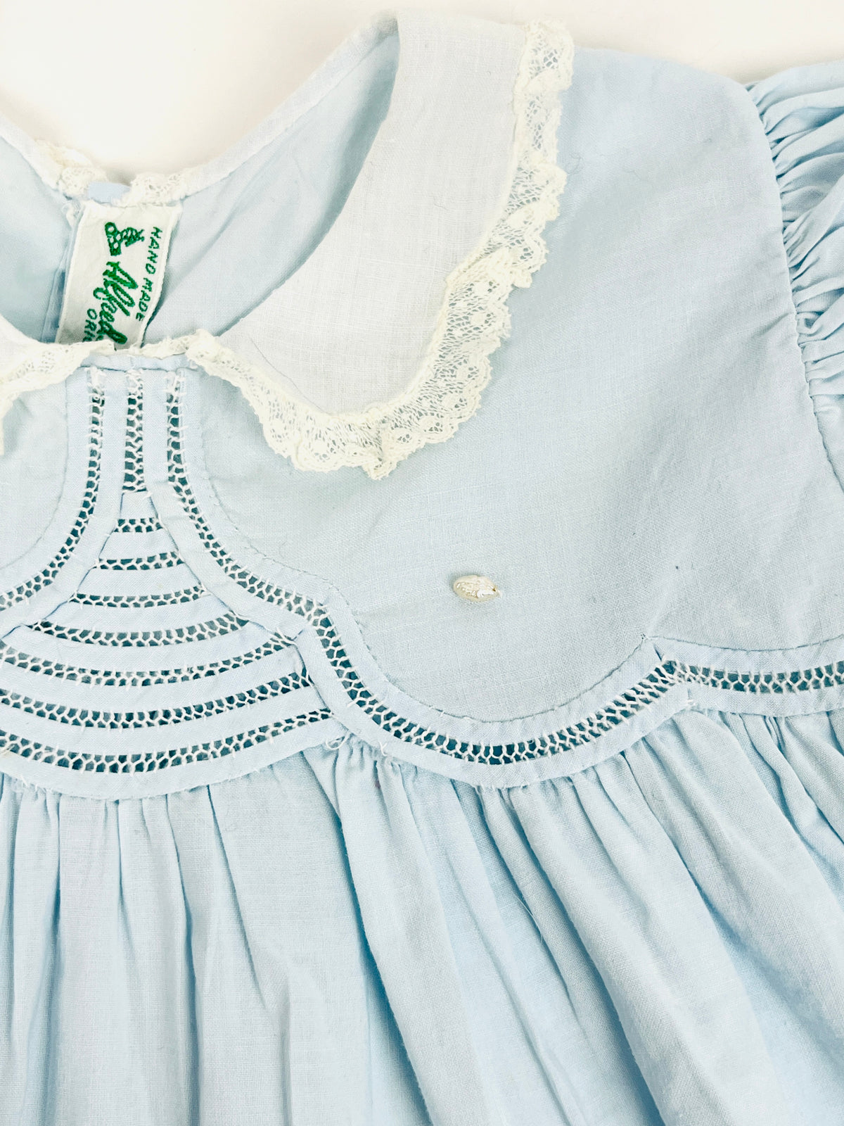 Vintage 1960s Handmade Baby Dress