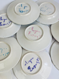 Rare 10pc Set of Lyn Evans Dinner Plates