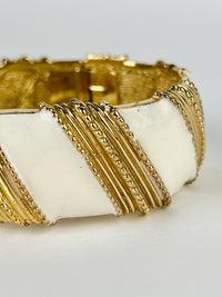 Vintage Hinged Bracelet by Ciner