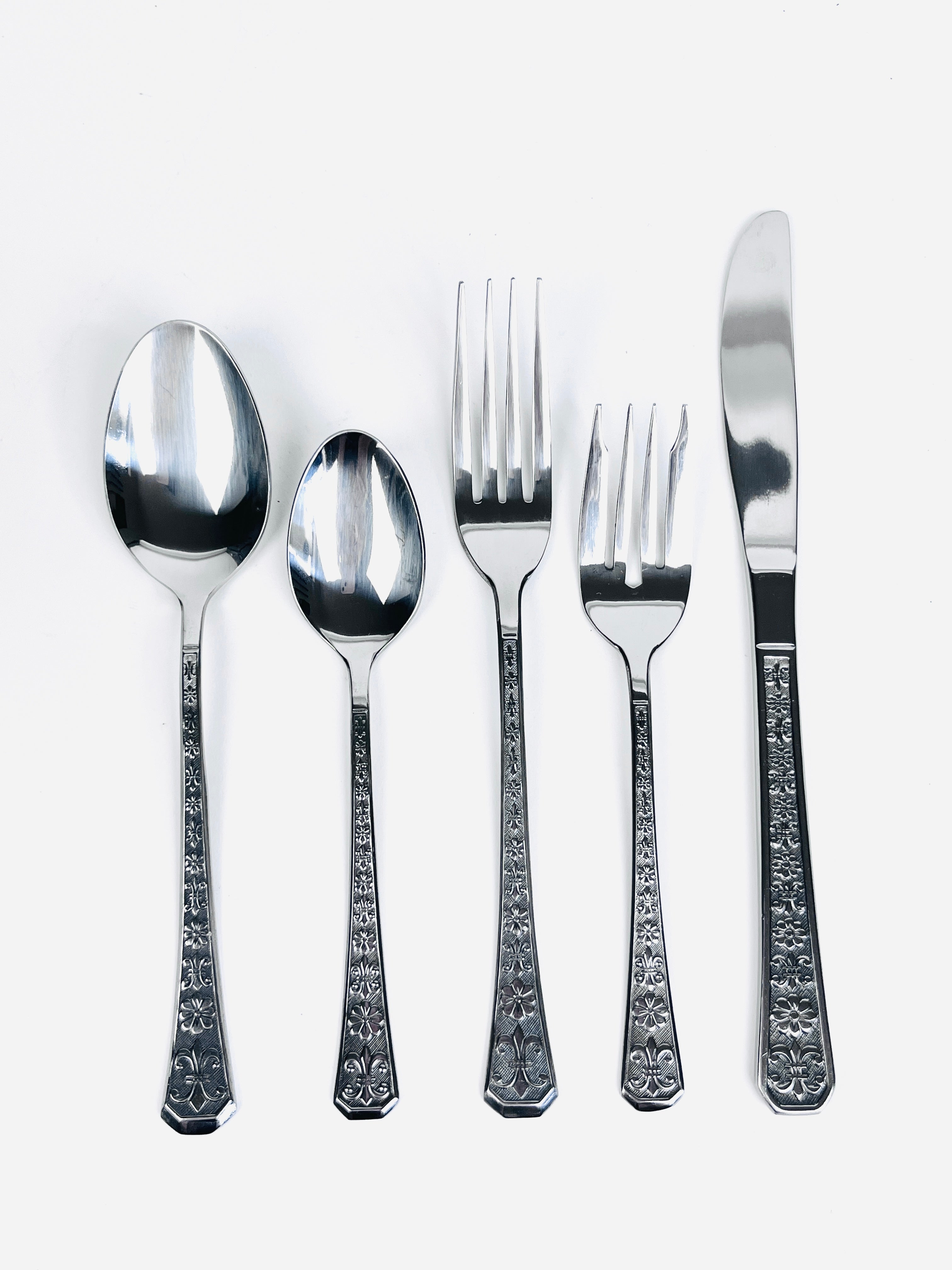 Vintage Interpur Florenz Flatware Set - 50 Pieces – Dovetail
