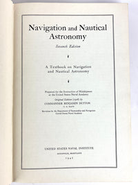 Navigation and Nautical Astronomy, 1942