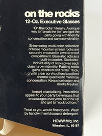 Vintage “On the Rocks” Glasses, 4pc Set