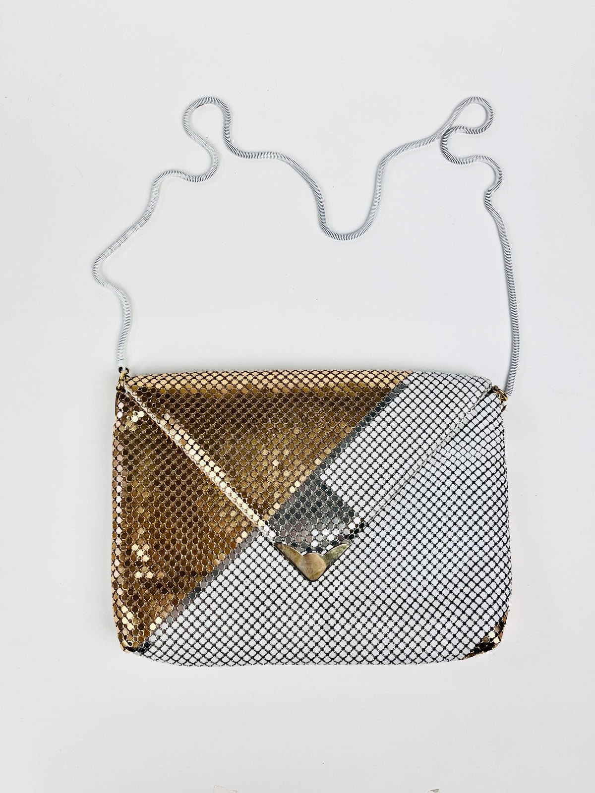 Vintage 1980s Metal Mesh Bag