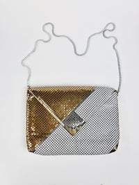 Vintage 1980s Metal Mesh Bag