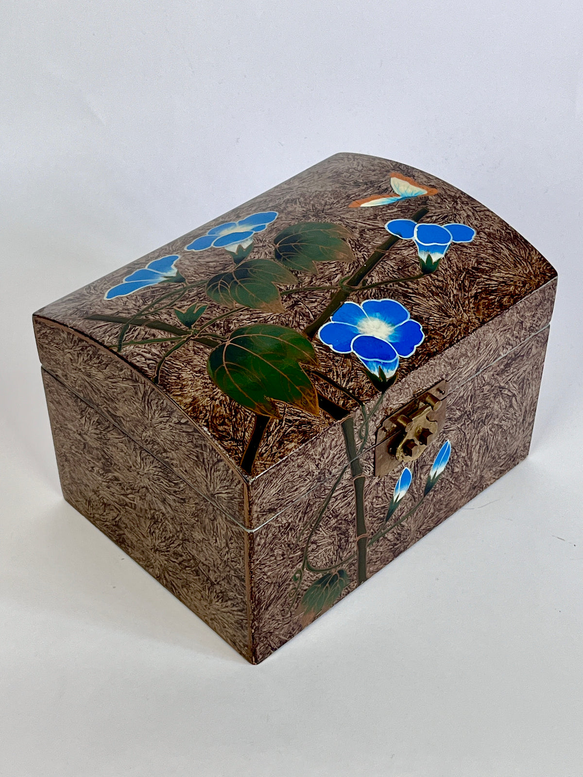 Vintage Hand-Painted Wood Box