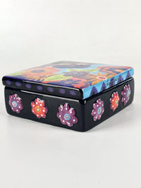 Vintage Laurel Burch Lidded Box