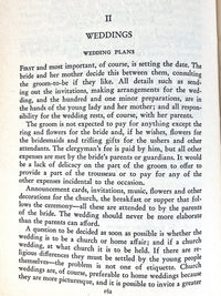 The New Book of Etiquette, 1940