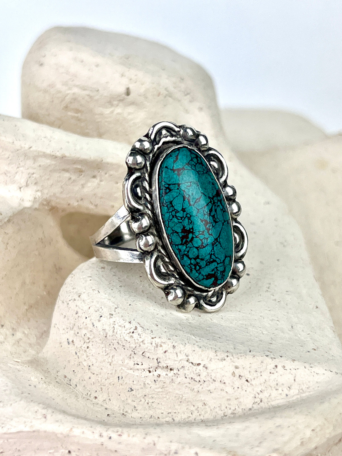 Vintage Turquoise Sterling Ring