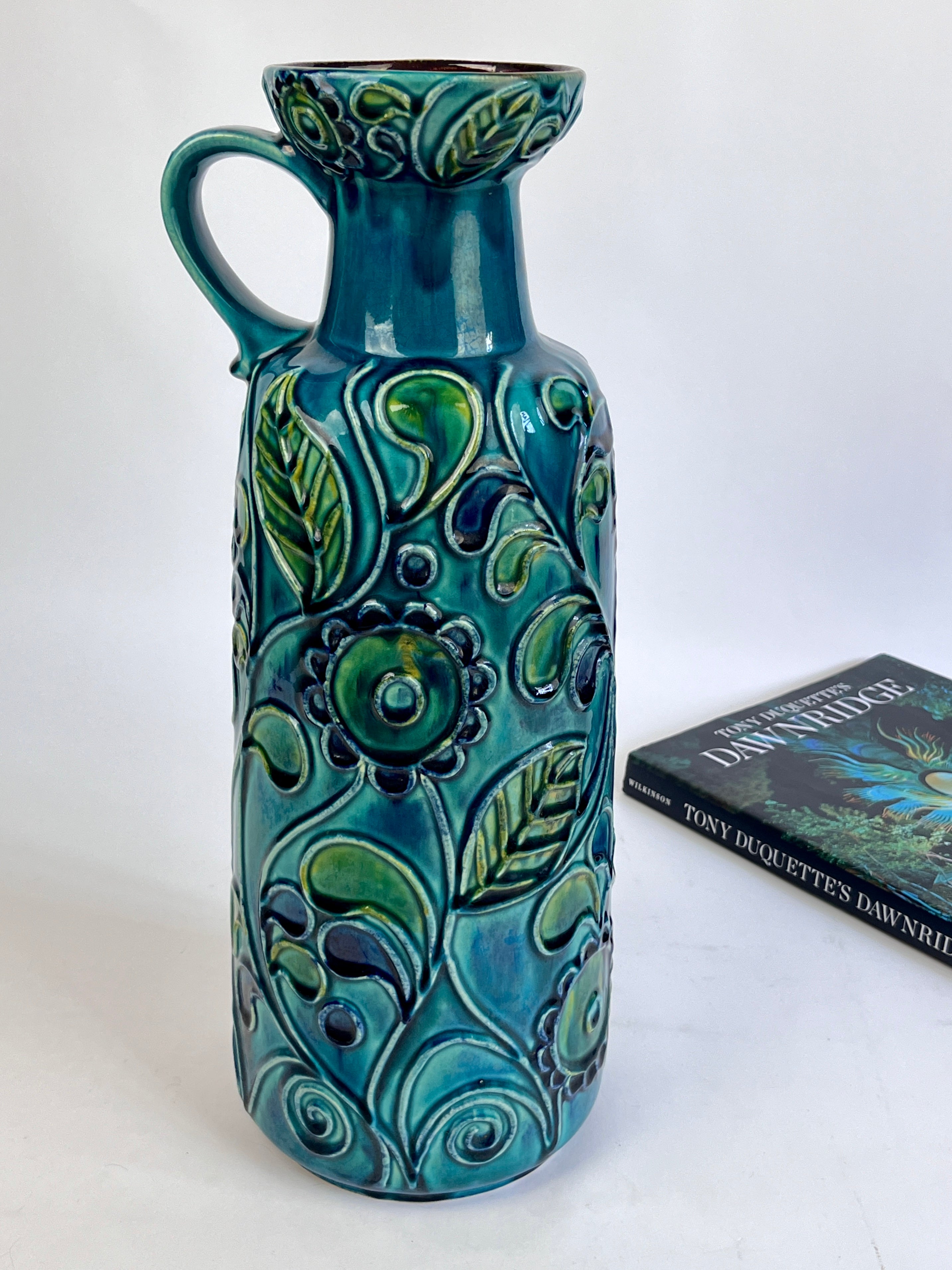 Mid-Century Modern Floral Vase by Bay Keramik – Dovetail