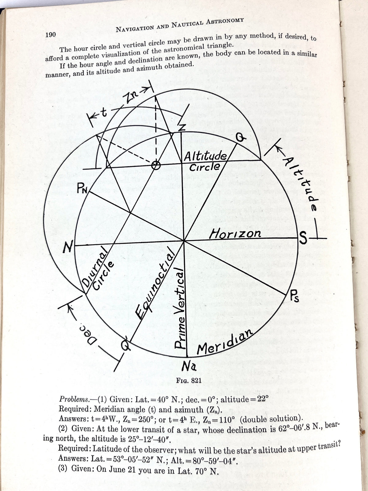 Navigation and Nautical Astronomy, 1942