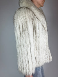 Vintage Scandinavian Fox Fur Coat