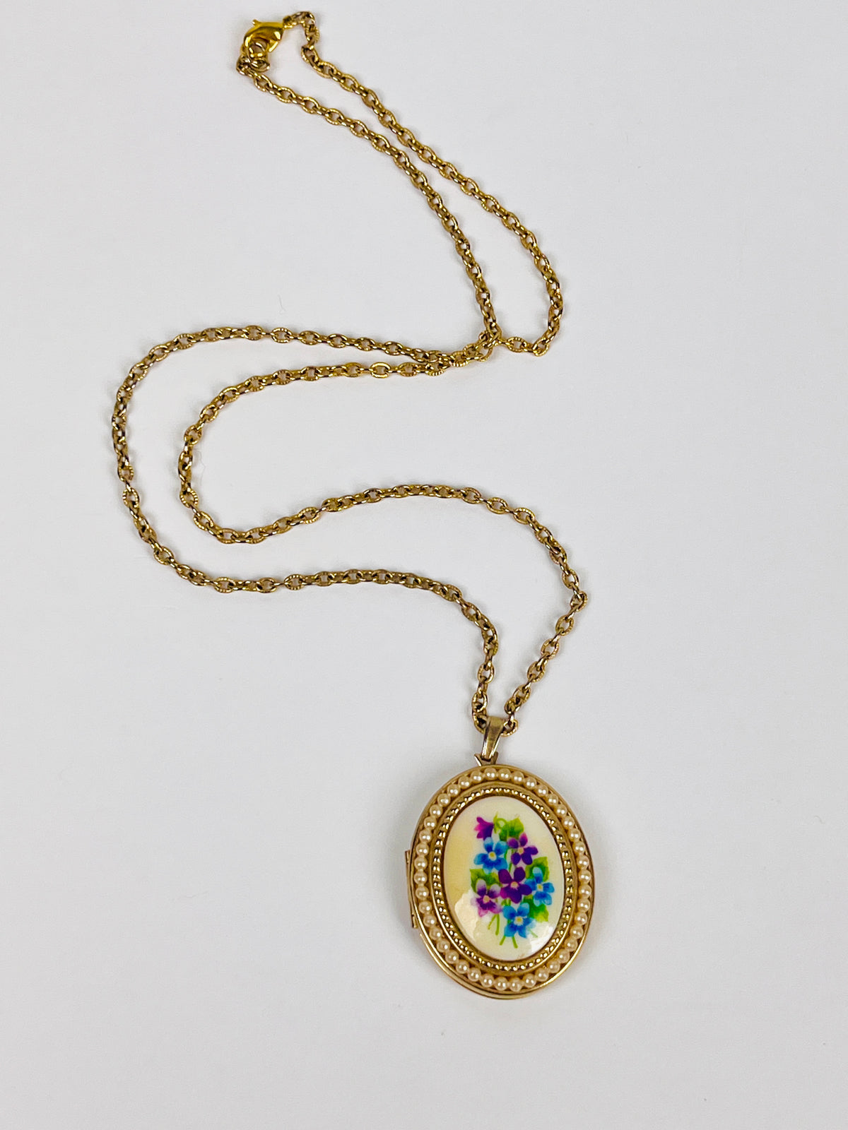 Vintage Floral Locket