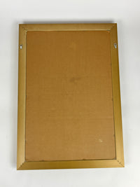 Vintage Gilded Wood Frame Beveled Wall Mirror