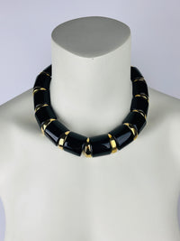 Vintage Napier Necklace - Black