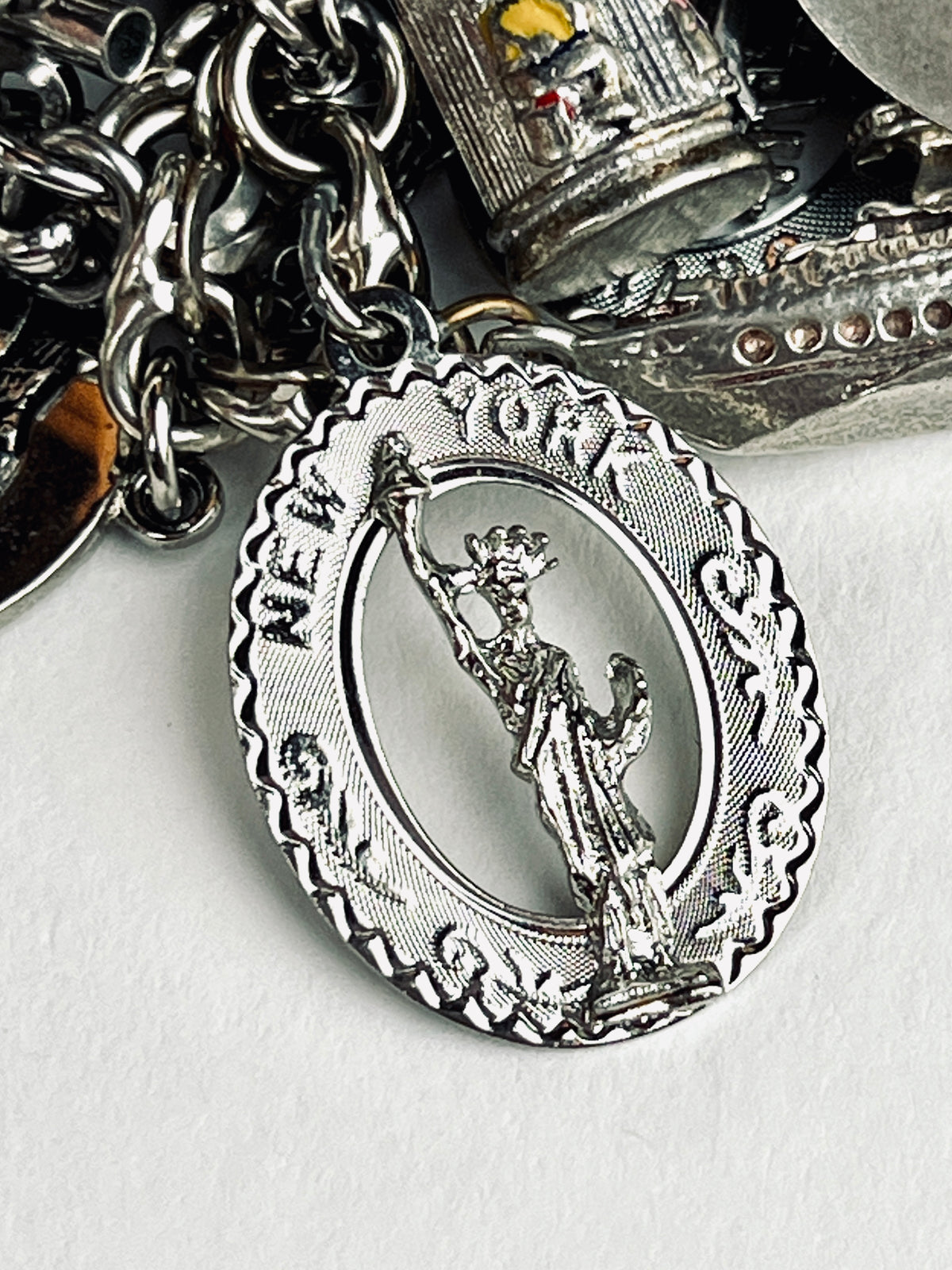 Vintage Sterling Charm Bracelet