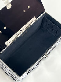 Vintage Chrome & Lucite Box Purse
