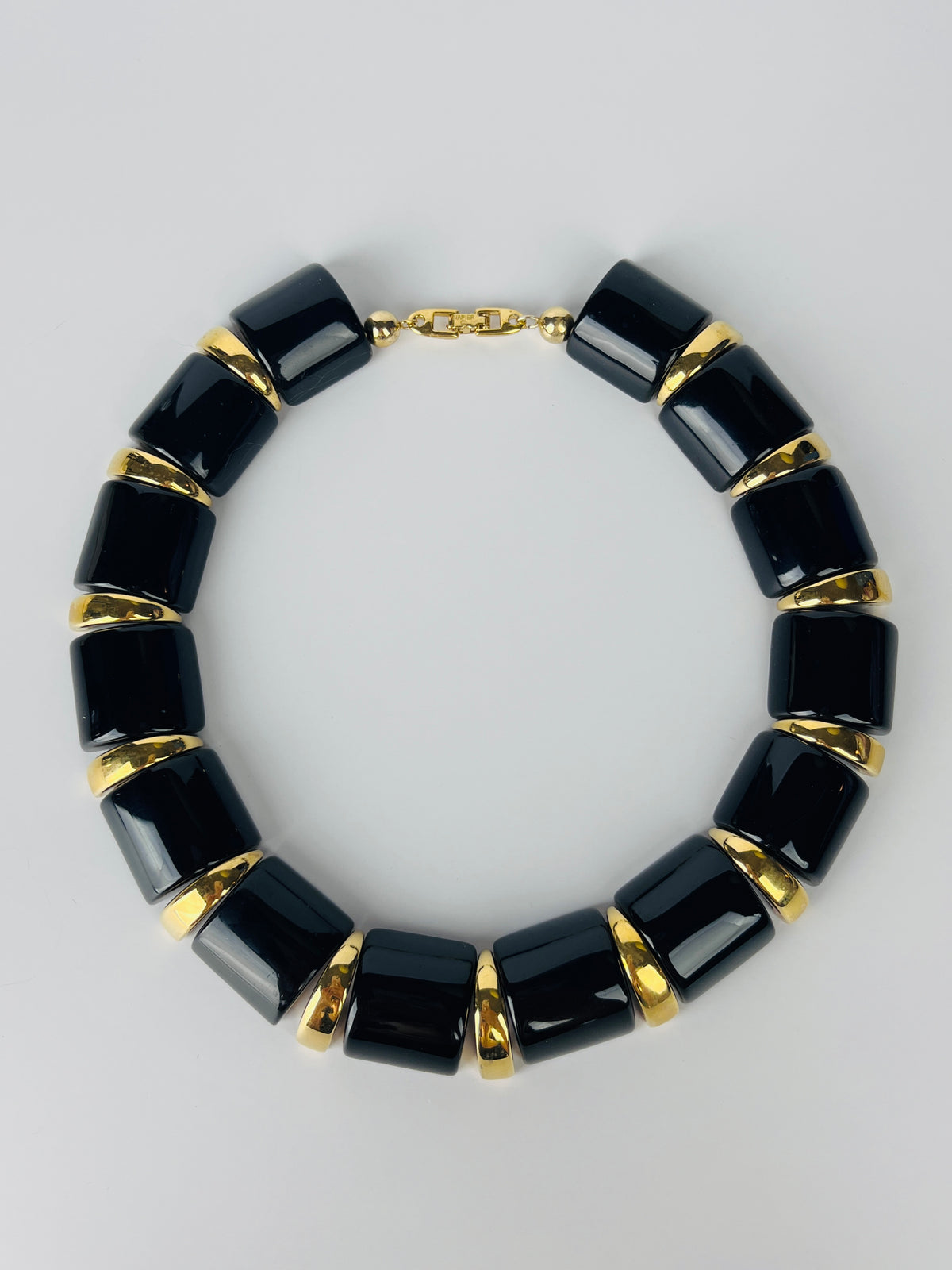 Vintage Napier Necklace - Black