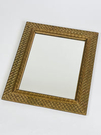 Vintage Lattice Wall Mirror