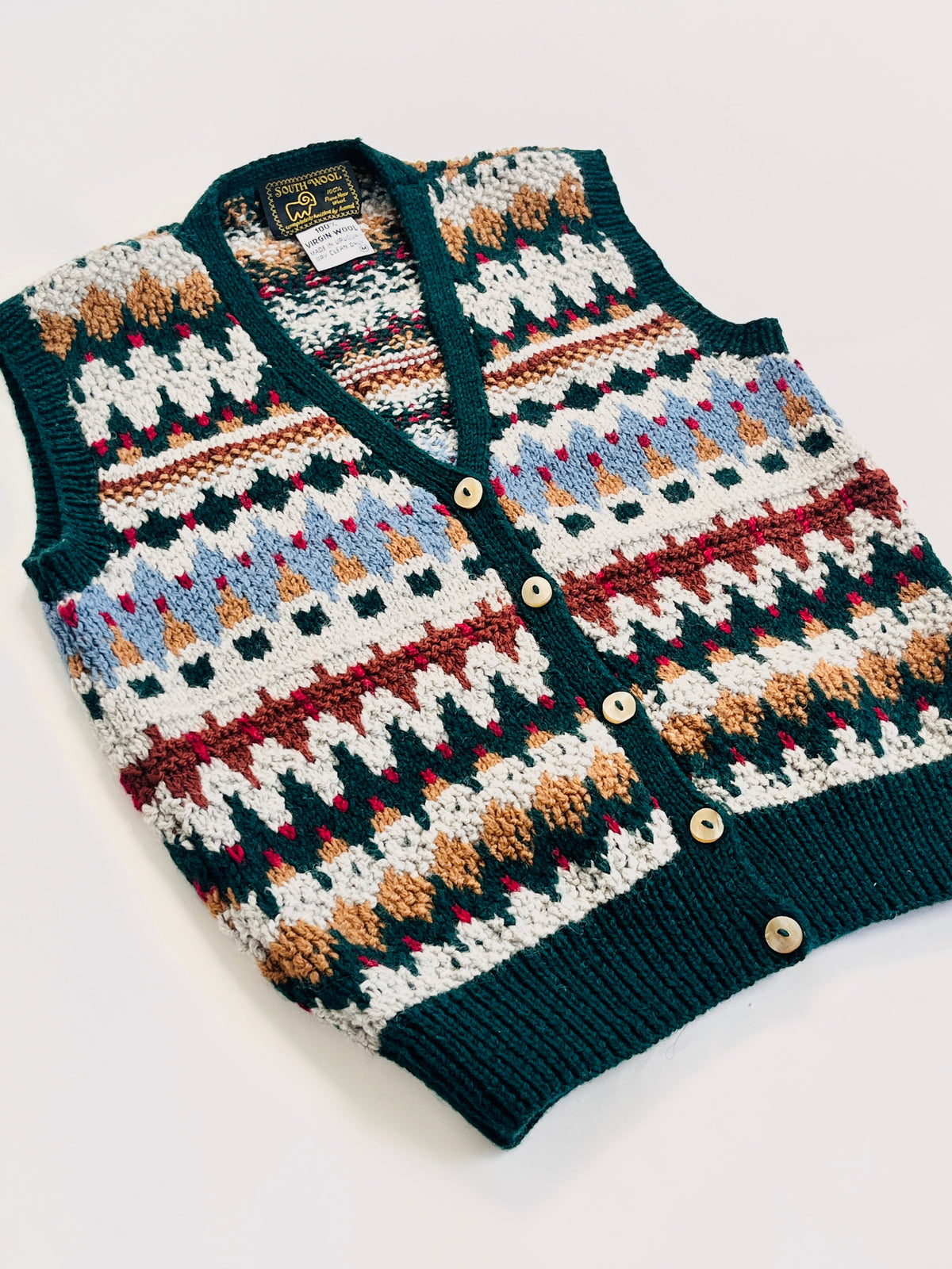 Vintage Wool Sweater Vest