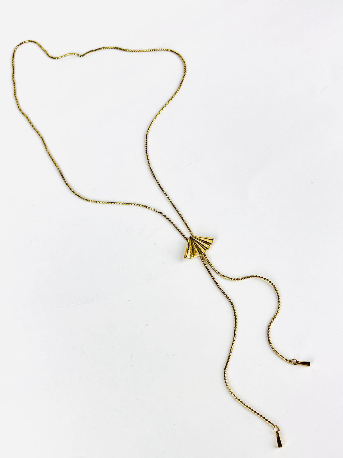 Vintage Adjustable Fan Necklace