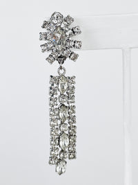 Vintage Rhinestone Drop Earrings