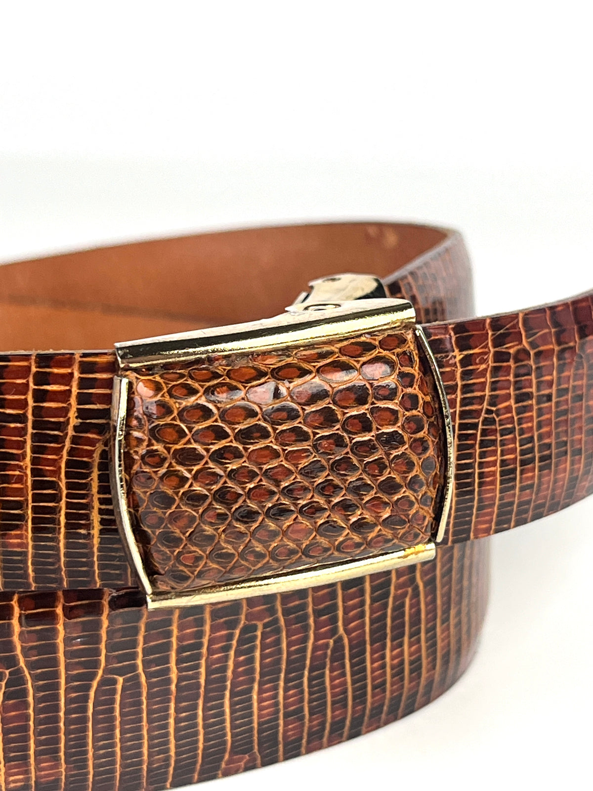 Vintage Lizard Skin Belt