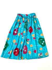 Vintage Abstract Silk 2-Piece Set
