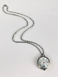 Vintage Watch Necklace with Swiss Movement