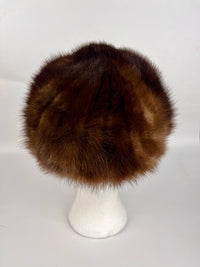 Vintage 60s Mink Fur Hat