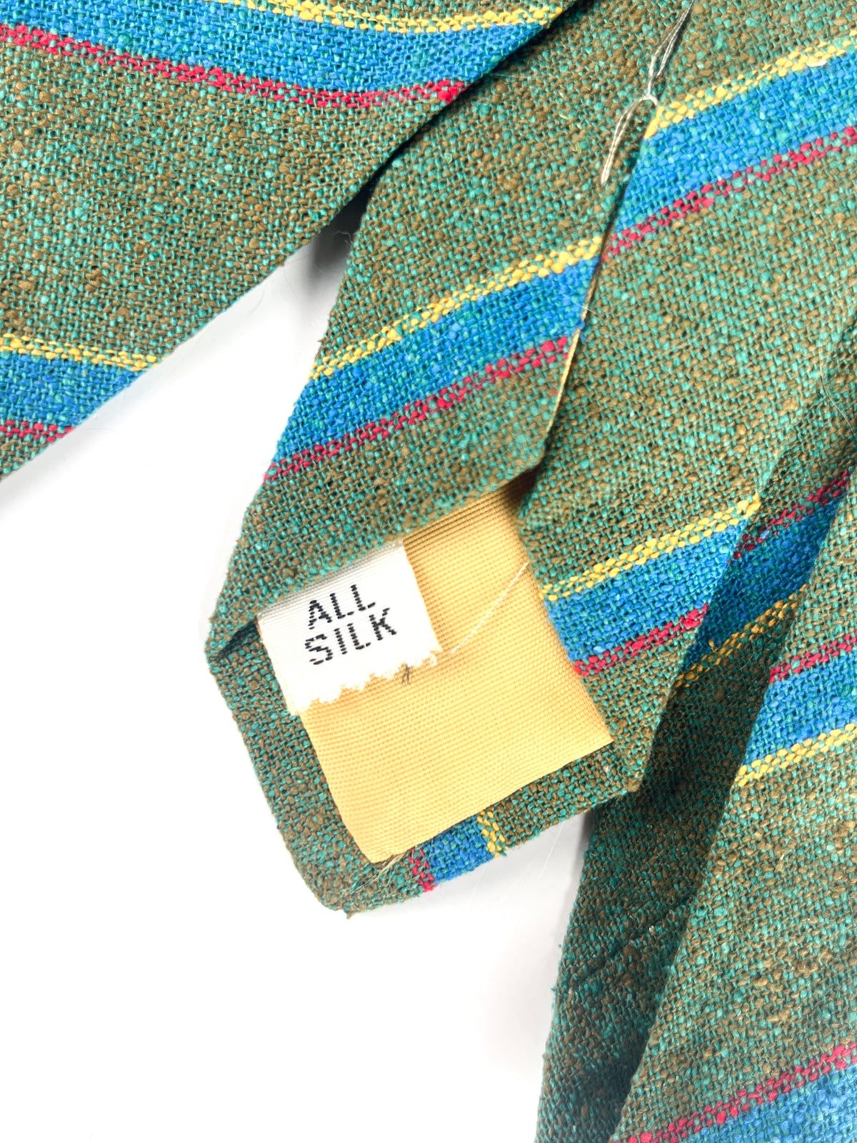 Vintage Raw Silk Tie