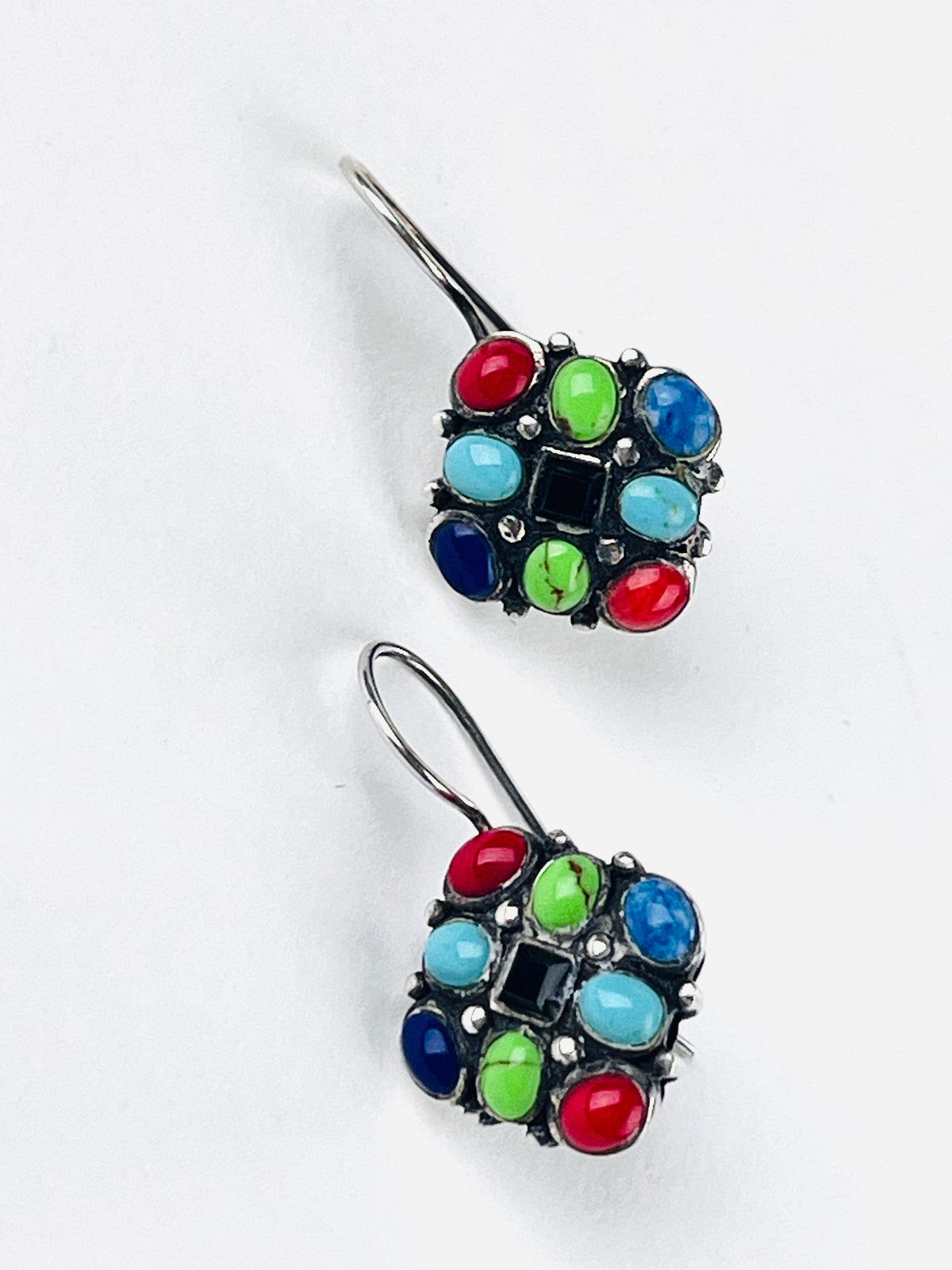 Vintage Sterling and Stone Earrings