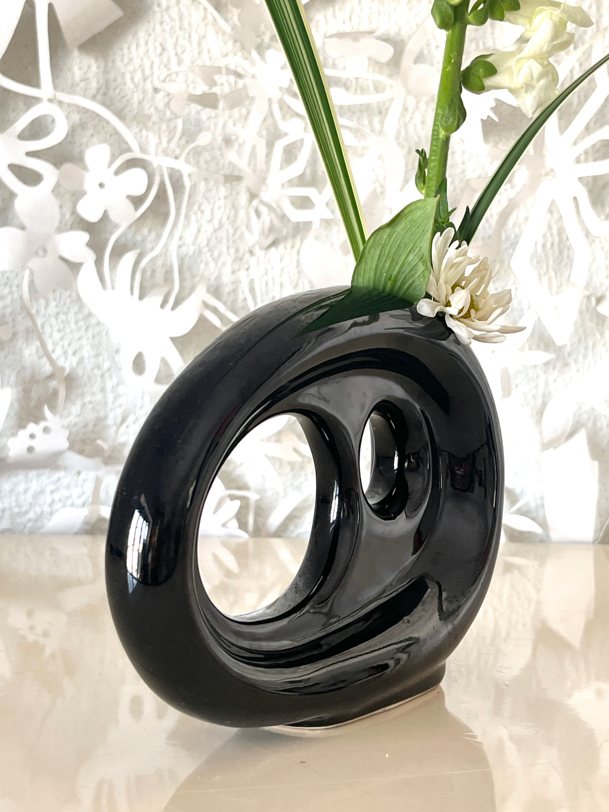 Vintage MCM Japanese Modernist Ikebana Vase by Toyo