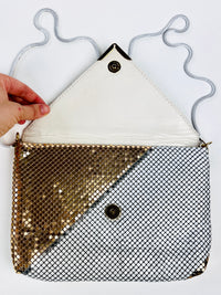 Vintage 1980s Metal Mesh Bag