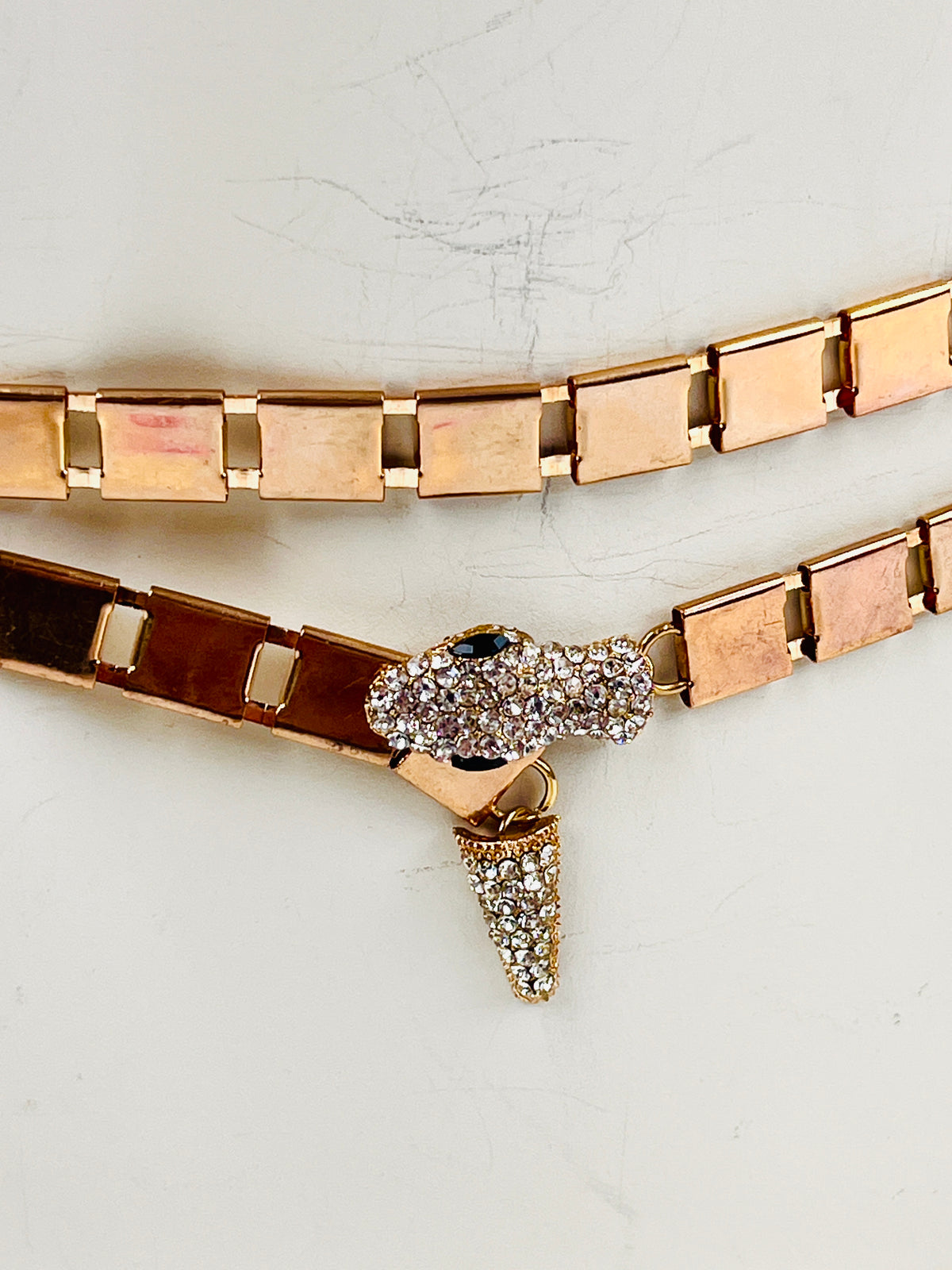 Vintage 1960s Snake Belt