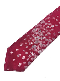 Vintage 1980s Maroon & Gray Tie
