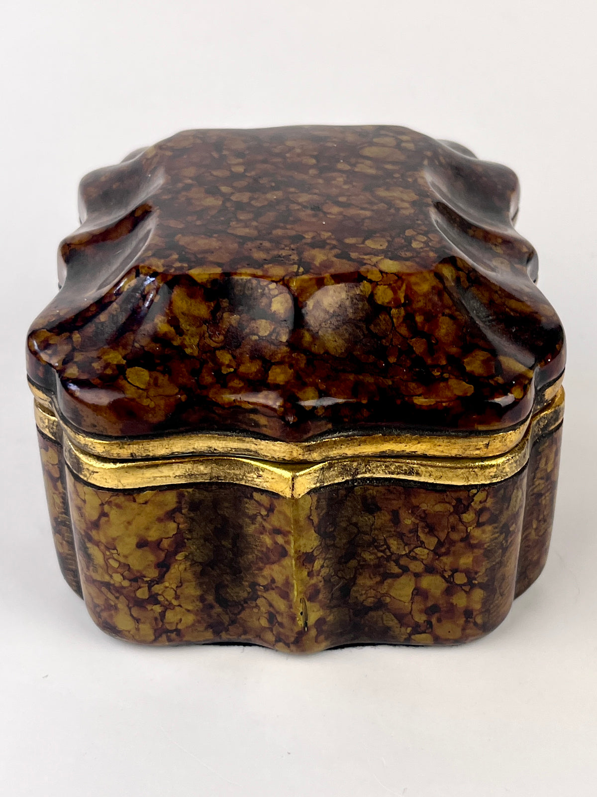 Vintage Italian Faux Tortoise Borghese Box