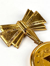 Vintage 1940s Locket Brooch