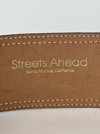 Vintage Leather Belt by Streets Ahead