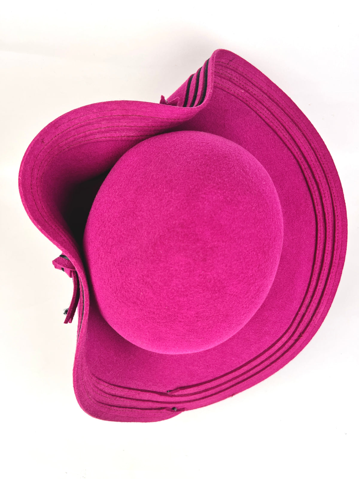 Vintage Sculptural Wool Hat by Adolfo II