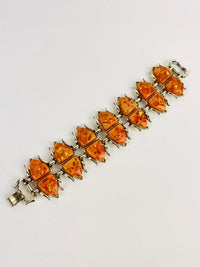 Vintage Orange Confetti Bracelet