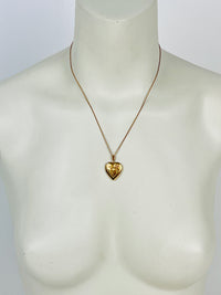 Vintage 14k Gold-Filled Engraved “Leslie” and “L” Monogram Locket