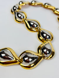 Vintage Two-Tone Collar Necklace